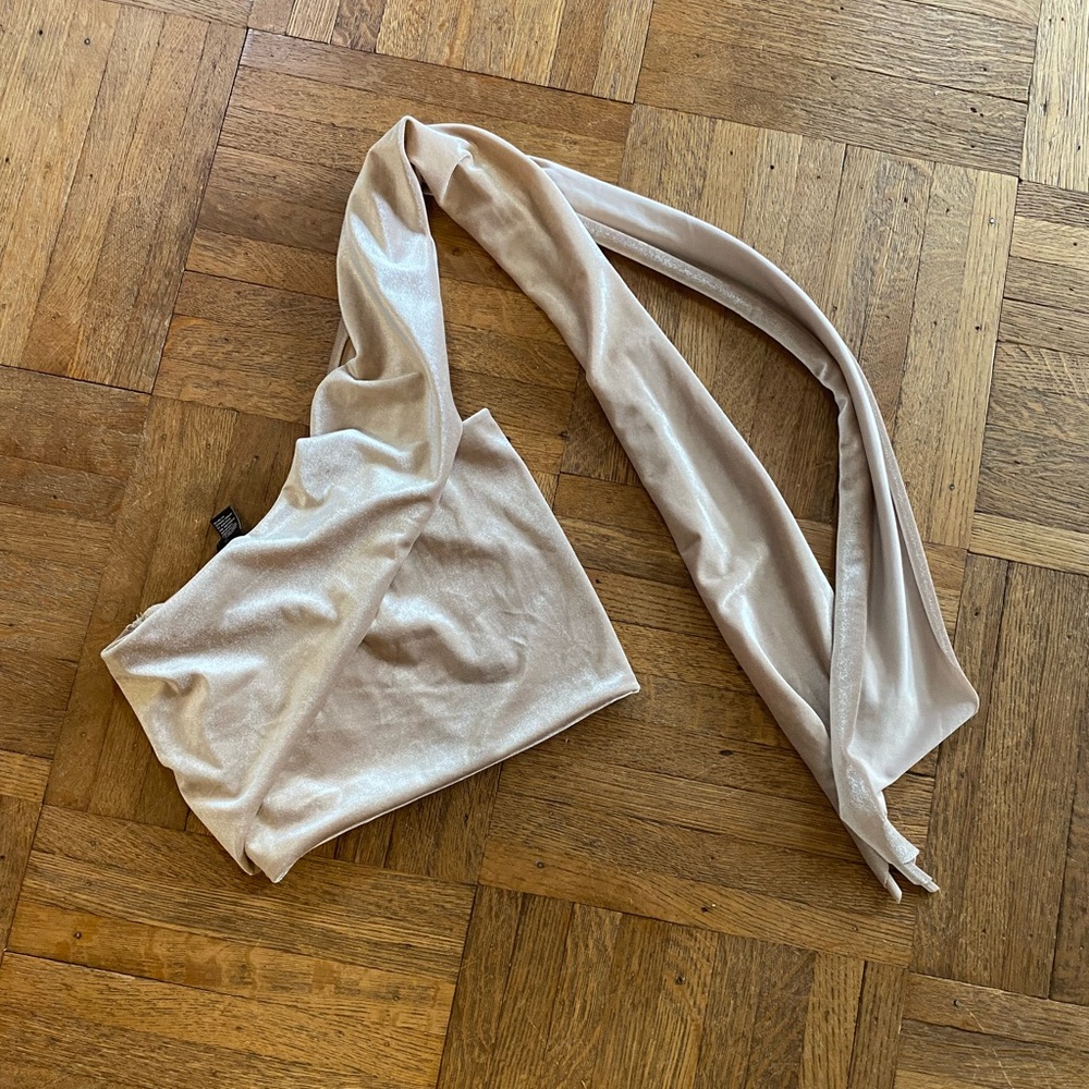 Beige tube top